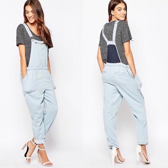 Blank NYC Pants - Black NYC Adele Swing Overalls